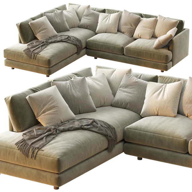Haven 2-Piece Terminal Chaise Sectiona — Descargar