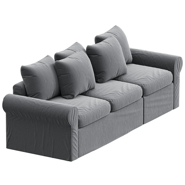 HARLANDA Sleeper sofa, Ljungen medium gray IKEA — Скачать