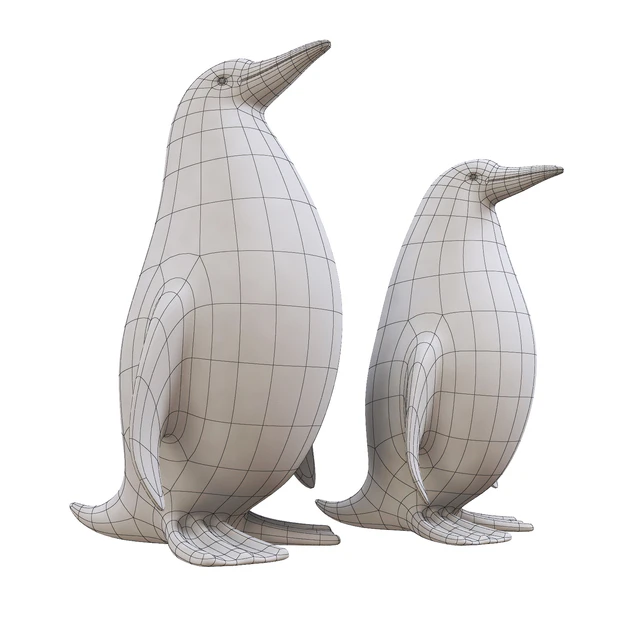 Penguin statuettes — Скачать