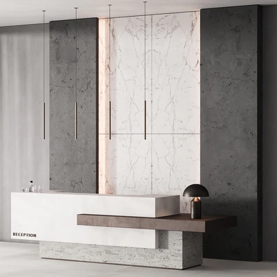 183 office furniture 03 reception desk 03 — Ver 1