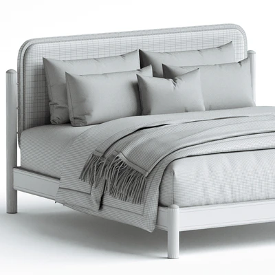 Caroline Smoked Oak Bed BurceDecor — Вид 2