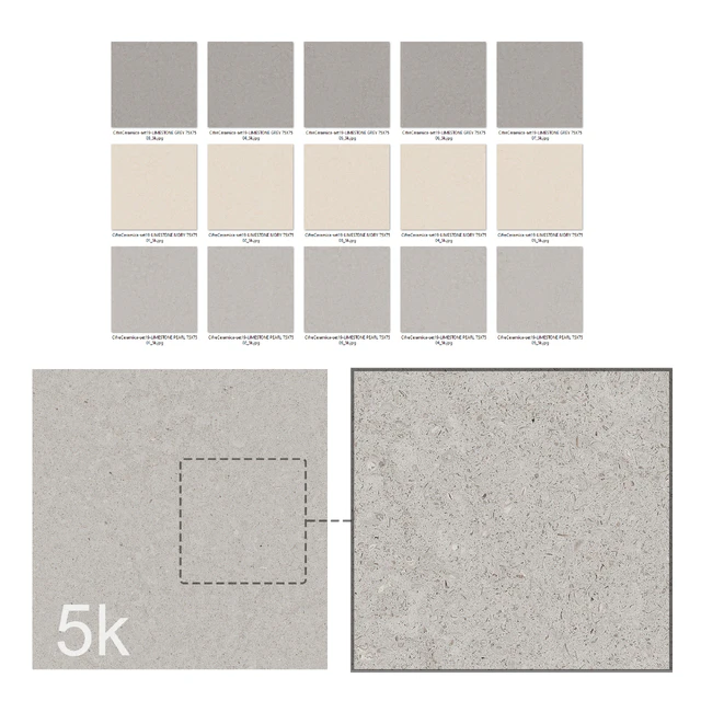 Cifre Ceramica Set 19 - Limestone Bundle - 2 Colors: Grey & Pearl + EXTRA / 5k — Скачать