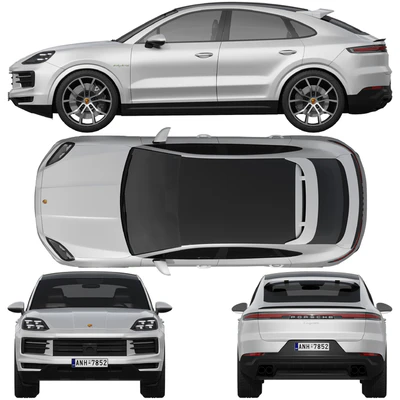 Porsche Cayenne E-Hybrid Coupé 2024 — Ver 2