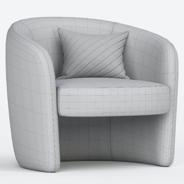 Kearney Upholstered Barrel Chair — Скачать