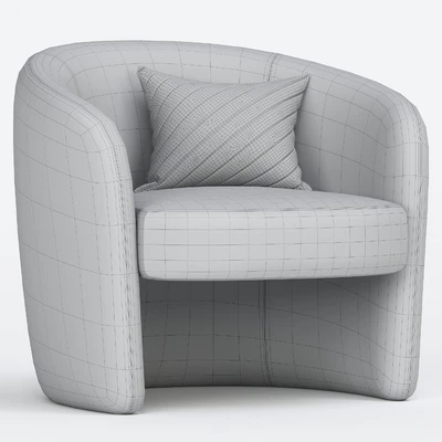 Kearney Upholstered Barrel Chair — Вид 4