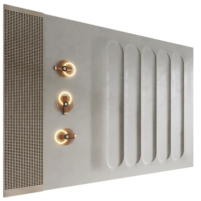 Decorative wall panel Coliseum (3 panels) — Ver 2