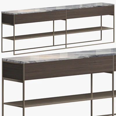 CALDER BRONZE CONSOLE TABLE — Ver 2