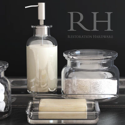 RH / PHARMACY ACCESSORIES AMBER GLASS — Ver 2