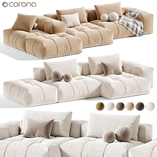 Pixel sofa Saba Italia — Скачать