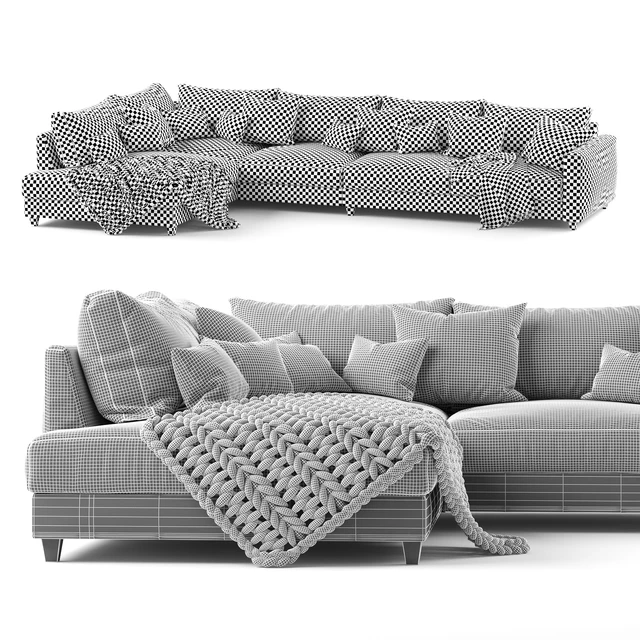 Corner sofa Malte — Descargar