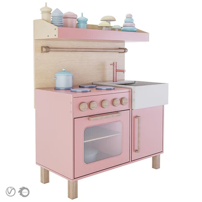 Ellipse Children's play kitchen — Ver 3