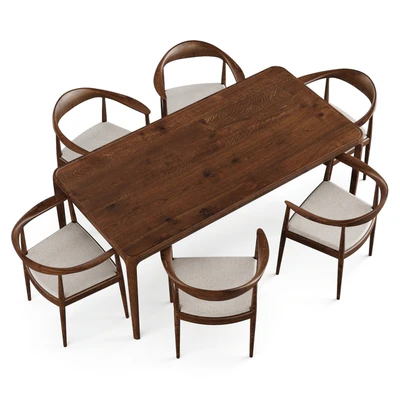 Kasauri table. Shomba chair. Partisan — Ver 2