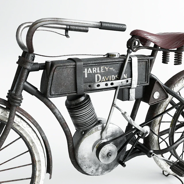 Motorbike Harley-Davidson in 1906 — Descargar