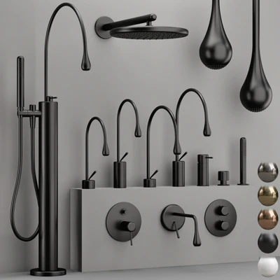 GESSI GOCCIA bathroom faucet collection — Ver 2