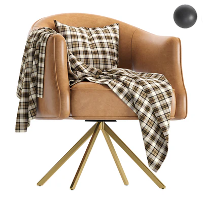 Coco Republic Terrace Desk Chair Leather — Вид 1