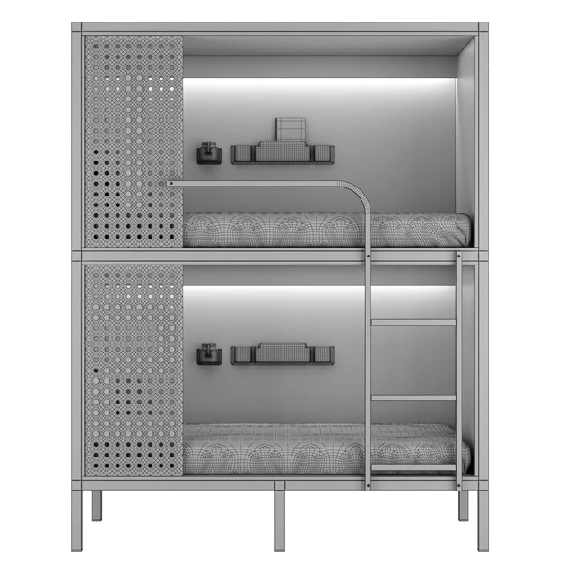 Bunk bed for hostel and dorm — Descargar