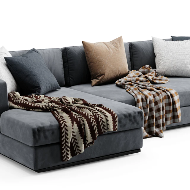 Flexform Barret Chaise Longue Sofa — Descargar