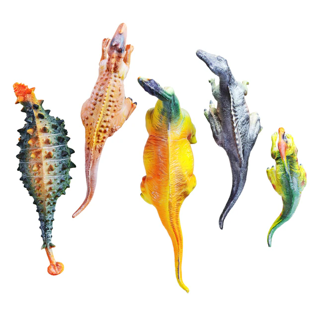 Collection of Five Dinosaur Toys — Descargar