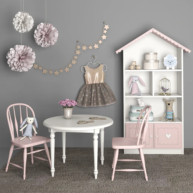 Furniture for children's room girls with decor 12 — Descargar