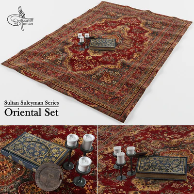 Oriental Series Rug and Items — Ver 1