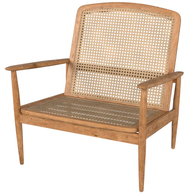 Zara Home TEAK AND RATTAN ARMCHAIR — Ver 2