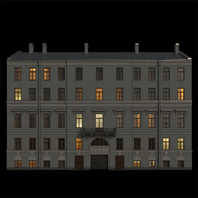 Front of the house on the Fontanka — View 3