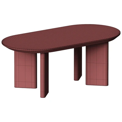 Ever Oak Wood Coffee Table — View 2