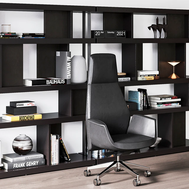 Poltrona Frau Jobs Office set — Скачать