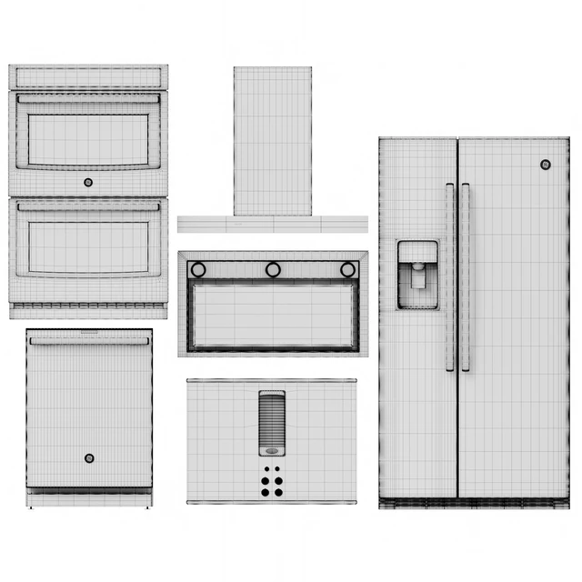 GE Profile 5 Piece Kitchen Appliance — Descargar