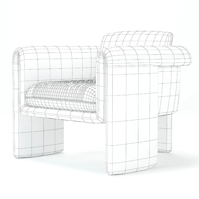 Floria Velvet Chair — Скачать