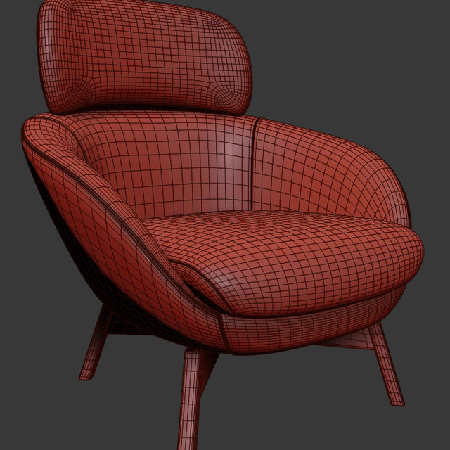 Minotti Russell Arm Chair Set — Скачать
