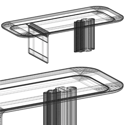 LuxLucia Casa OASIS V275DT1 Dining Table — Ver 3