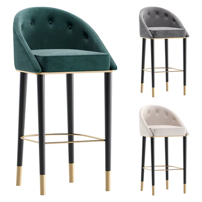 Bar Stool LAS VEGAS by Cazarina Interiors 3 Colors Version/Барный Стул ЛАС-ВЕГАС — Ver 1