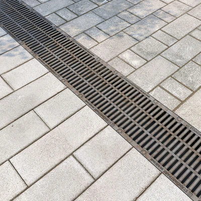 Standartpark rain grate and 2 types of paving stones — Ver 1