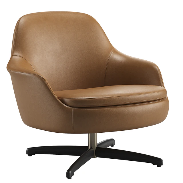 Sendai Swivel Armchair by Minotti — Descargar