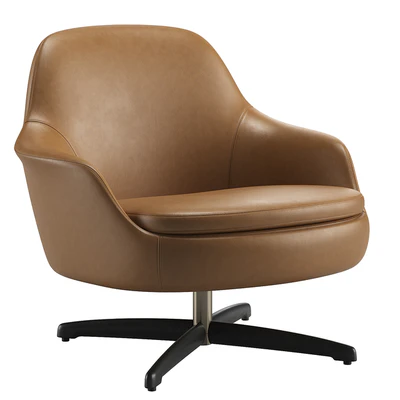 Sendai Swivel Armchair by Minotti — Ver 2
