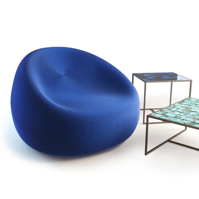 Paola Lenti Otto chair, Cocci table — Ver 2
