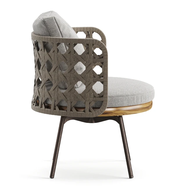 Minotti Torii Nest Lounge Little Armchair — Скачать