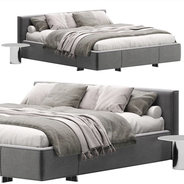 Yves Bed By Minotti — Скачать