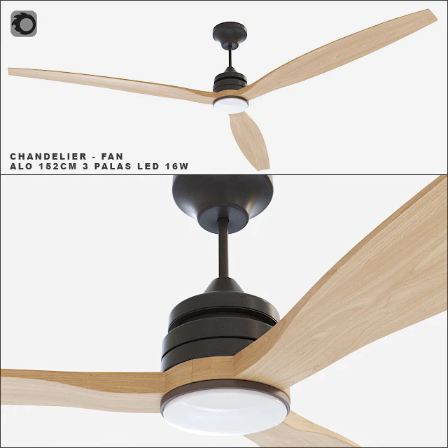 Faro Barcelona - ceiling fan ALO 152CM — Descargar