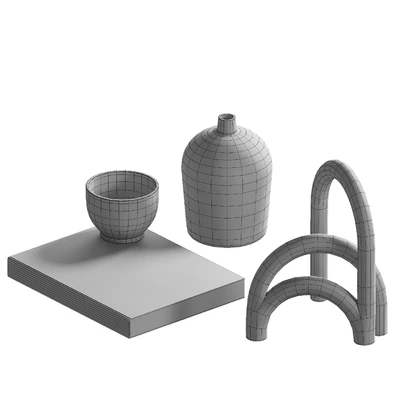 Decorative coffee table set 17 — Ver 2