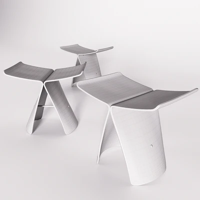 Vitra Butterfly stool. — Ver 2