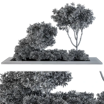 Garden set bush and Tree - Garden Set 07 — Ver 3