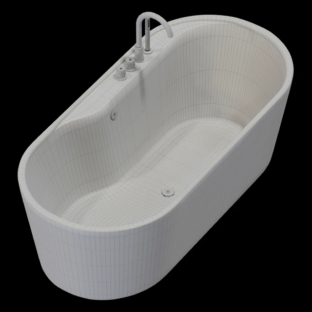 Freestanding bathtub BelBagno BB14-K — Descargar