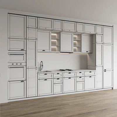 Modern kitchen IKEA LERHUTTAN — Ver 2