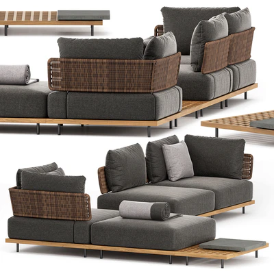QUADRADO OUTDOOR SOFA SET2 by Minotti — Вид 1