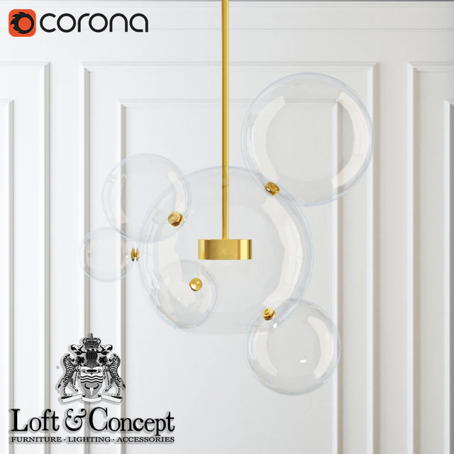 Pendant lamp giopato &amp; coombes bolle bls 6 lamp — Скачать