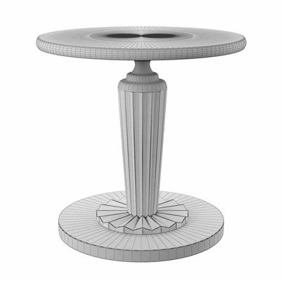 coffee table round marble — Ver 2