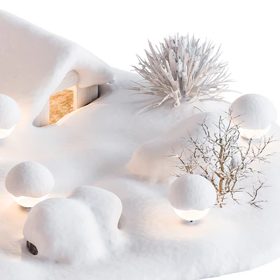 Outdoor Christmas Tree and Decoration 55 — Ver 3