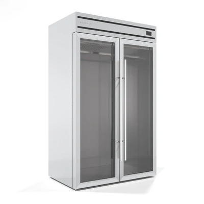 KUZZMAN CRISTAL 6 Refrigerator for fur and cashmere with glass doors — descargar